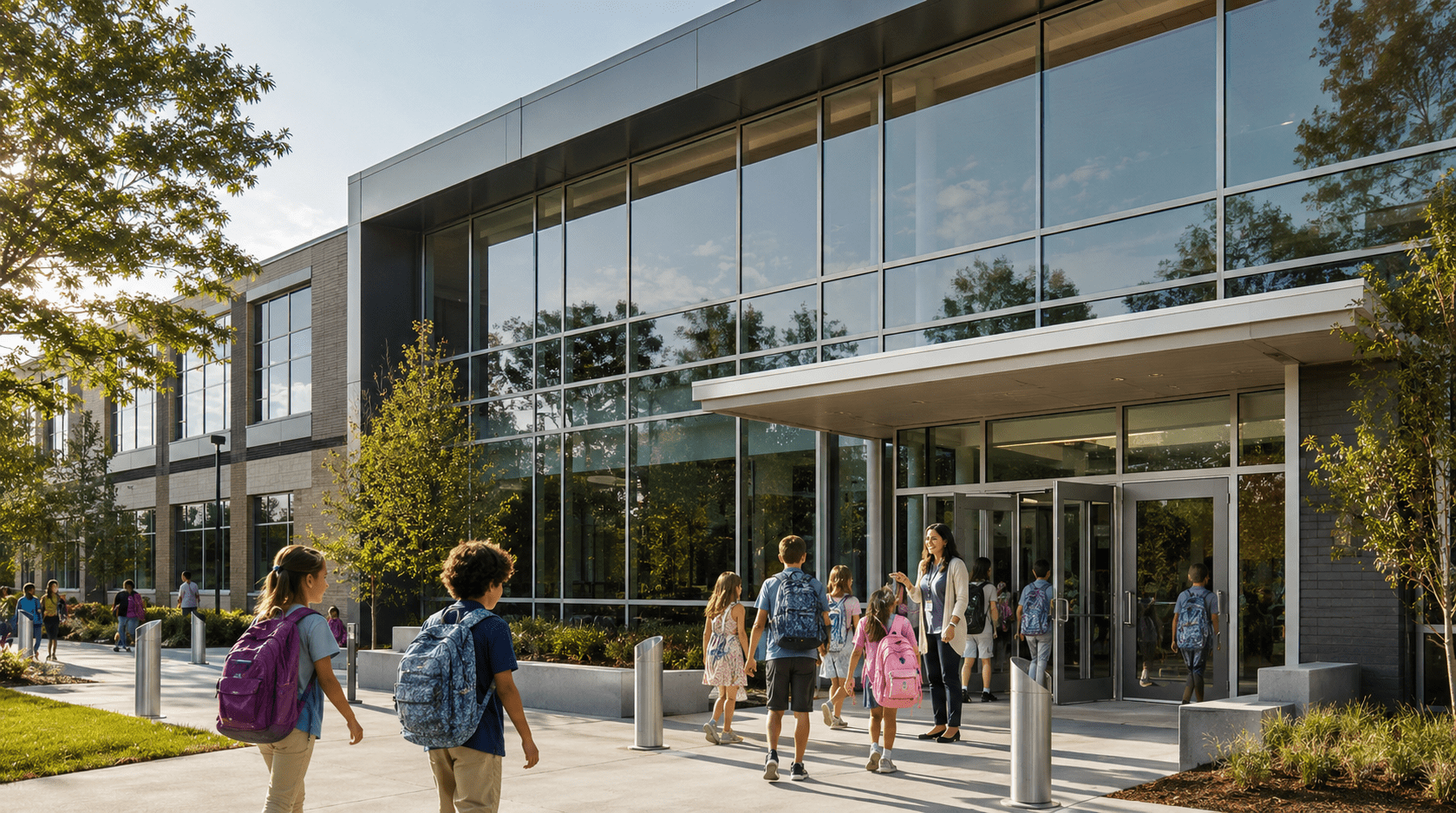 School safety window film UAE &mdash; anti-shatter glass protection for students