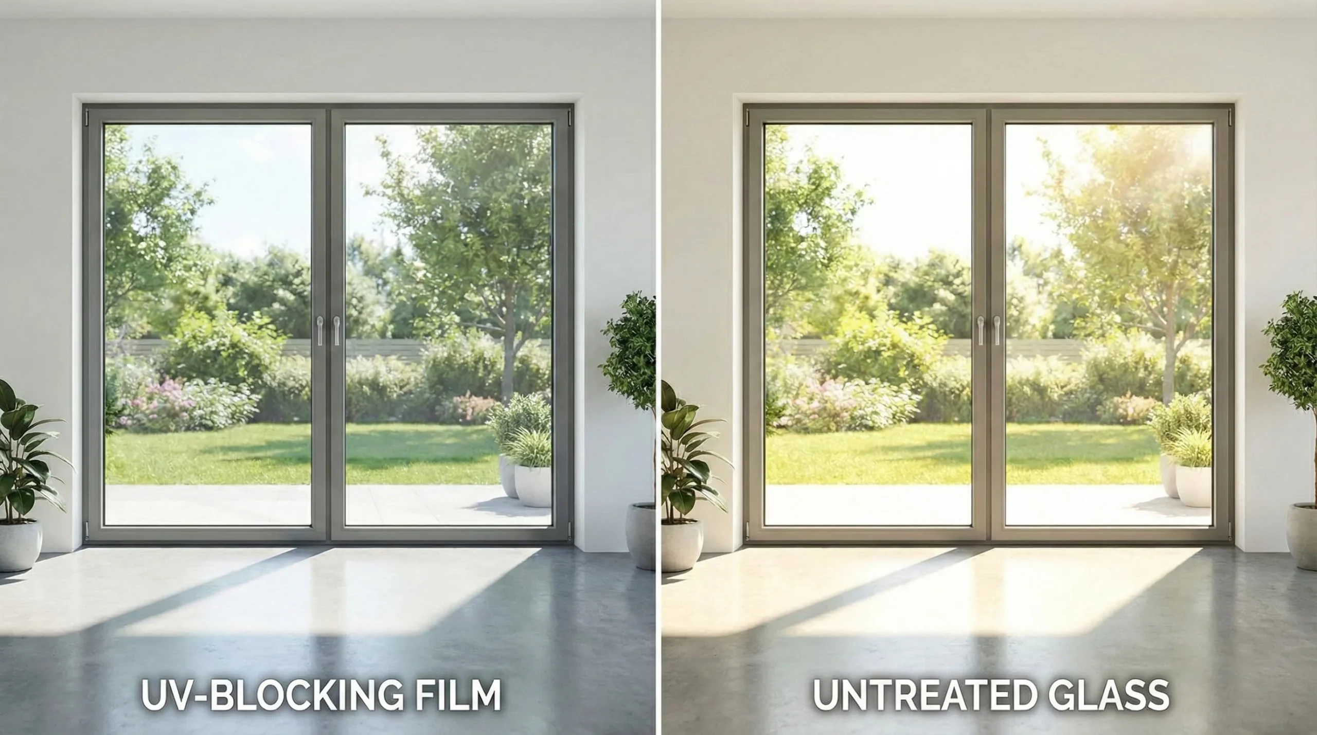99% UV protection villa glass tinting Dubai &mdash; furniture fade prevention